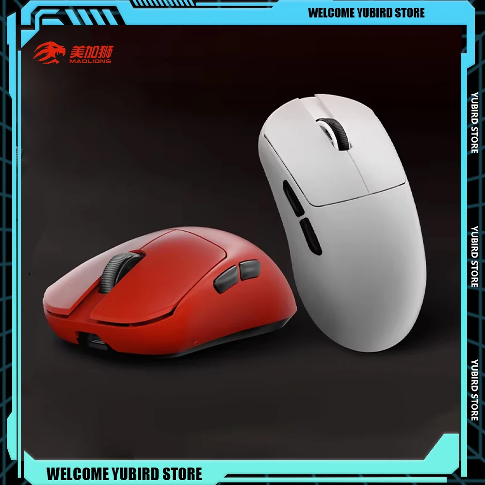 Мышь Madlions VXE MAD G MAX 8000 Гц скорость покатания двухрежимная беспроводная легкая