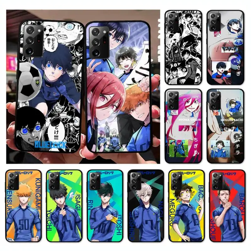 

Blue Lock Anime Phone Case for Samsung Note 20 Ultra 10 pro lite plus 9 8 5 4 3 M 30s 11 51 31 31s 20 A7