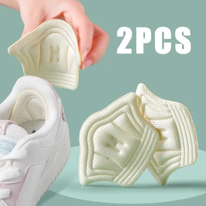 2pcs Insoles Patch Heel Pads for Sport Shoes Adjustable Size Antiwear Feet Pad Cushion Insert Insole