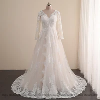 exquisite a line wedding dresses print draped handmade applique flower lace floor lengtht high quality gowns robe de ma