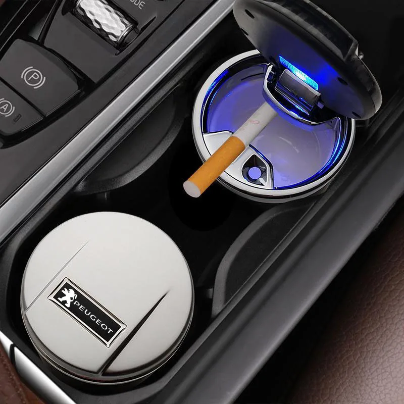Автомобильная пепельница подходит для Peugeot GT 205 206 207 307 607 3008 406 407 408 508 301 со