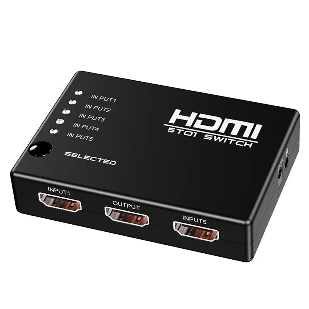 

HDMI Switcher 5 In 1 Out 1080P Switch HD Video Conversion Hdmi Switcher