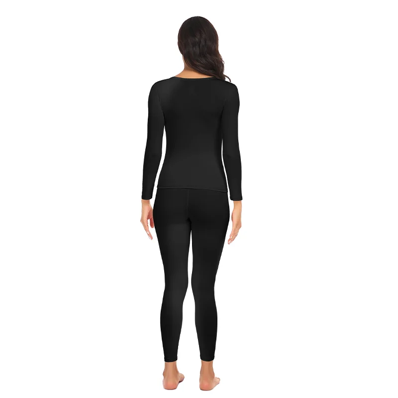 Women Autumn Winter Thermal Underwear Suits MISS MOLY Solid Full Sleeve Tops And Long Pant Shaper Seamless Warmth Underwear Sets