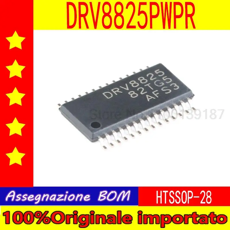 

100% Оригинальный импортный 5-шт./лот для домашнего интерьера DRV8825PWPR HTSSOP - 28 2,5 A биполярный шаговый двигатель