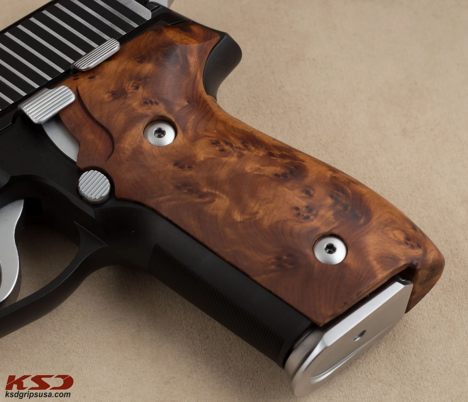 

Ksd Sig Sauer P228 P229 Model Compatible Thuya Burl Grip for Replacement