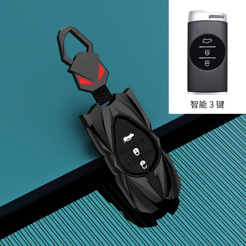 

Чехол для автомобильного ключа из сплава, чехол для брелка для Chery Tiggo 8 3X 7 Arrizo 5 GX 5X Pro Exeed LX TX, умный защитный держатель для ключа с дистанционным управлением