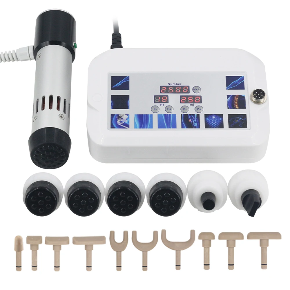 Аппарат для ударно-волновой терапии 300 мj 17 головок облегчение боли мужское