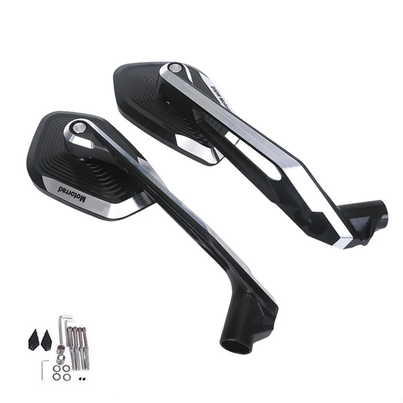 

Для bmw R1250 GS R1200 F900R XRF850 GS F750GS R1300GS 2024, боковое зеркало заднего вида для мотоцикла, алюминиевое регулируемое зеркало заднего вида