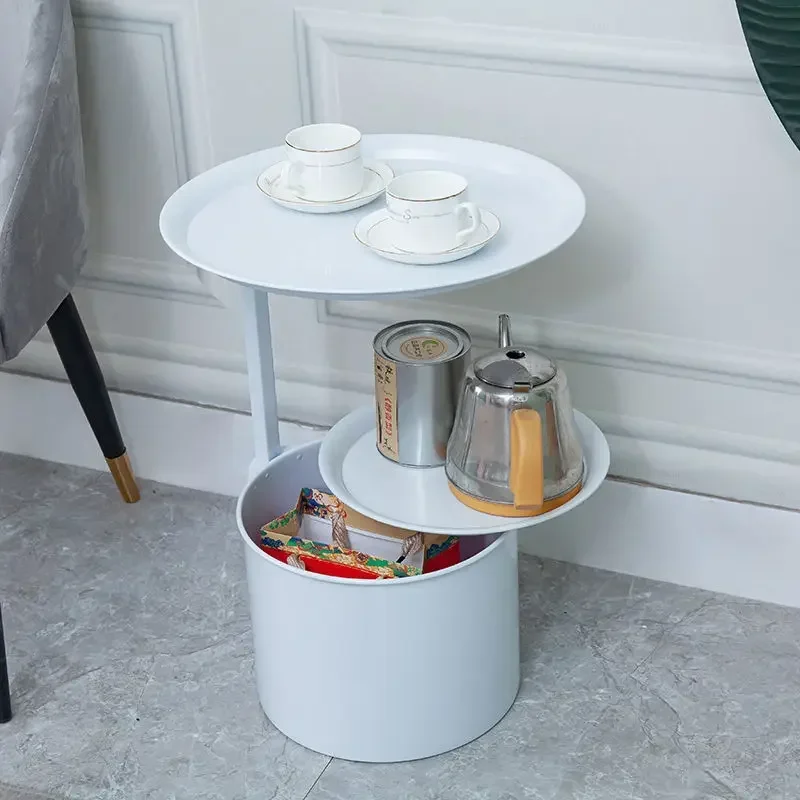 Современный новый многофункциональный двухслойный простой угловой столик для