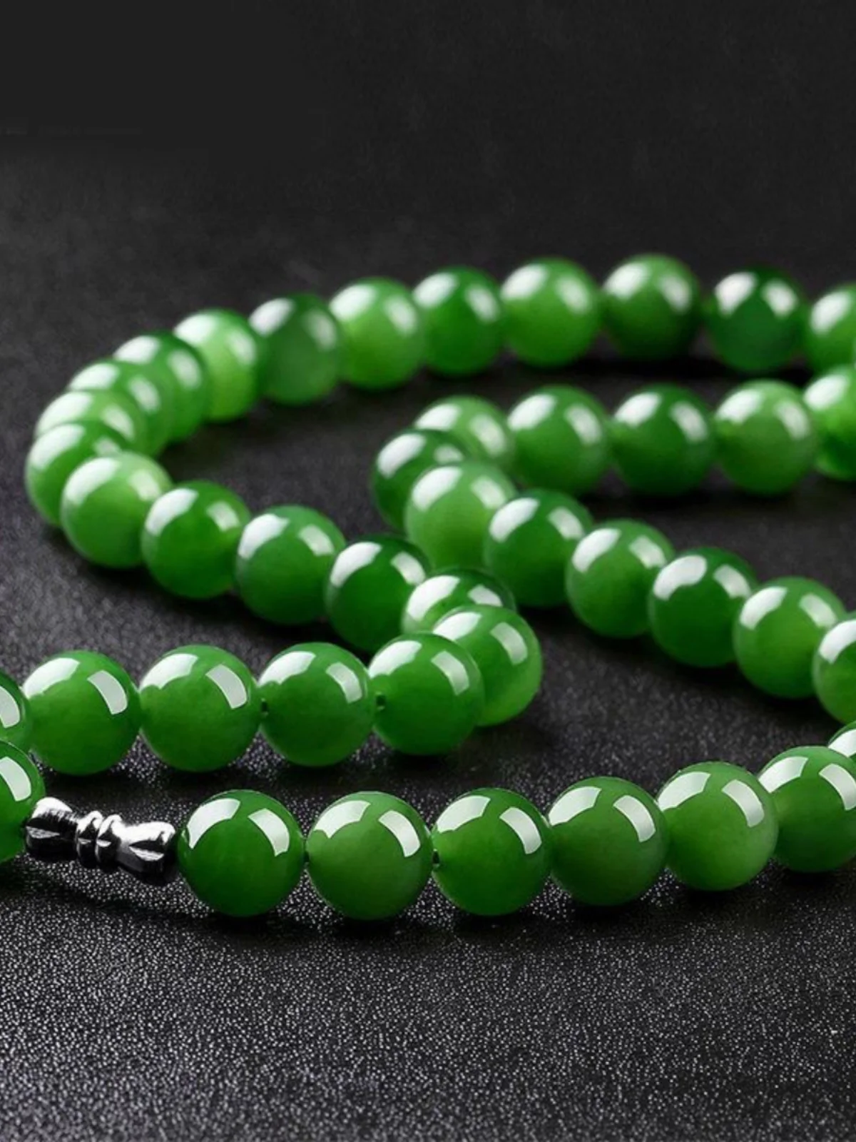 Новые китайские бусины из зеленого имитации агата 2024 новое популярное