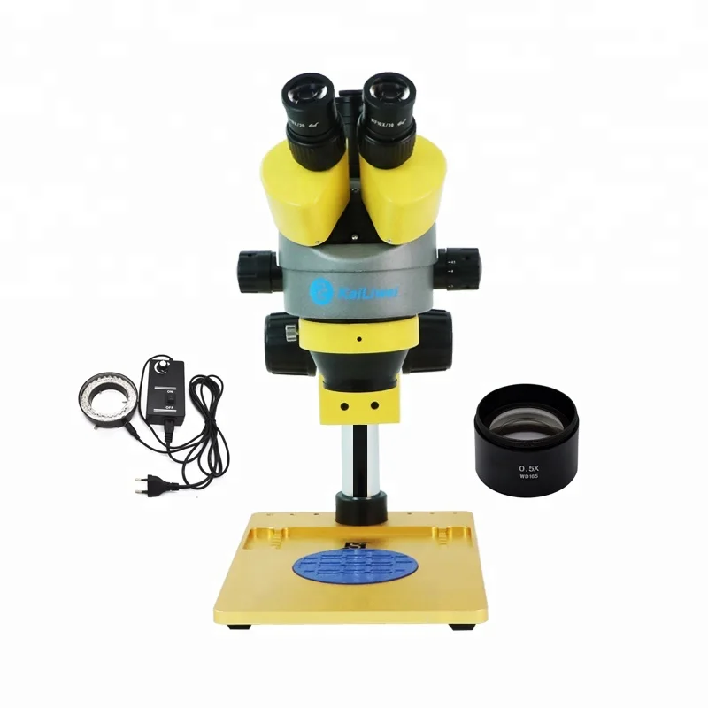 

3.5X - 45X Stereo Zoom Simul Focal Optical Microscope For Mobile Repair