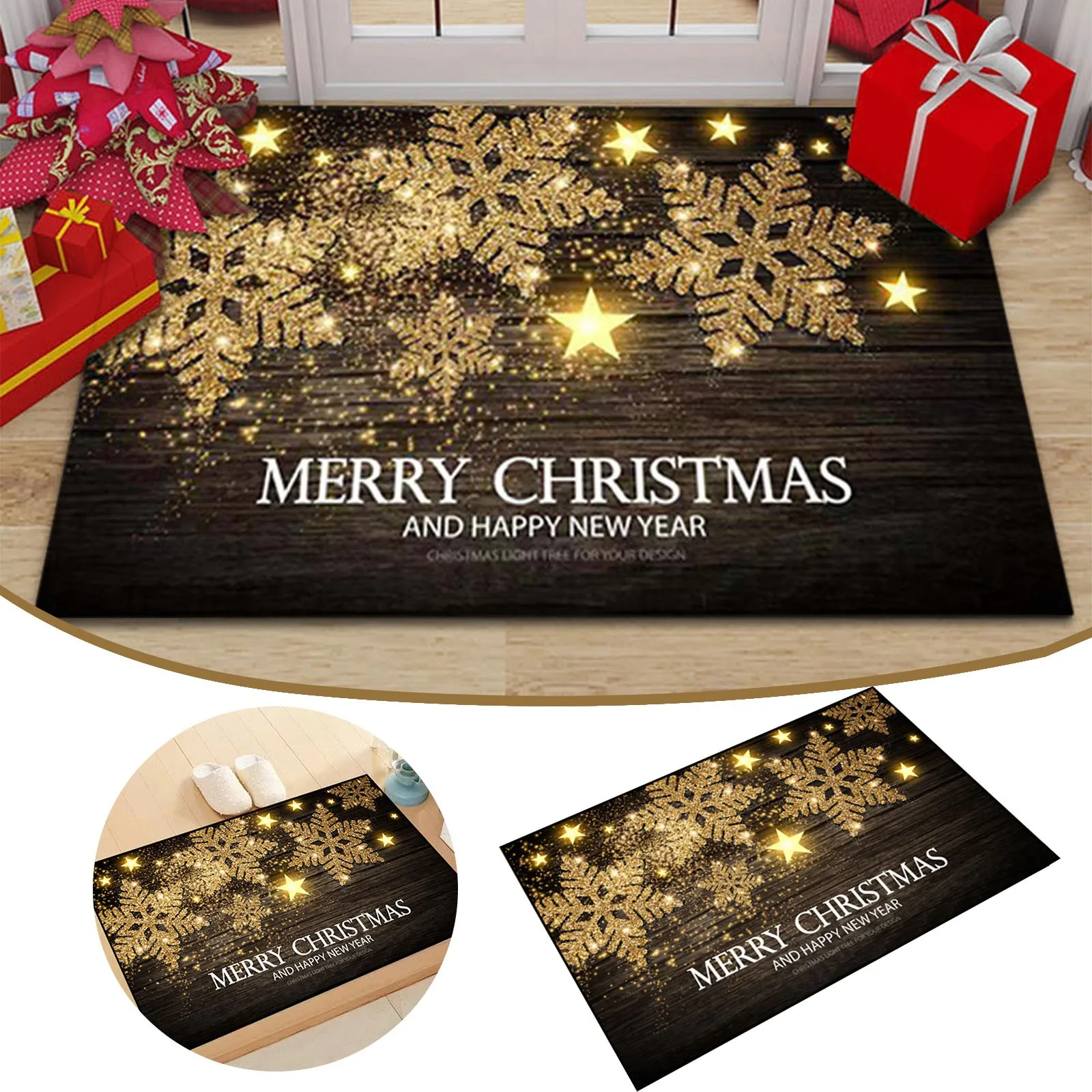 

Christmas Mat Santa Mat Festive Festive Mat Gift Mat Bathroom Mat