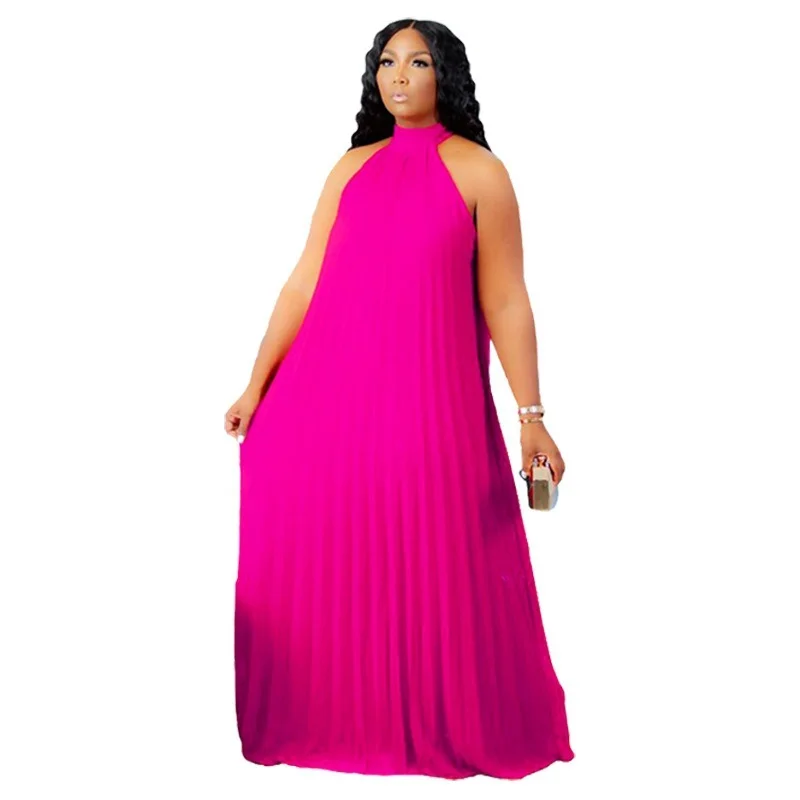 

African Dresses for Women Autumn African Women Sleeveless Plus Size Red White Long Dress Maxi Dress African Clothes Women XL-5XL