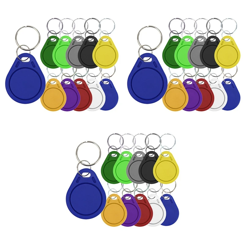 

150Pcs UID 13.56Mhz Block 0 Sector Writable IC Card Clone Changeable Smart Keyfobs Key Tags 1K S50 RFID Access Control