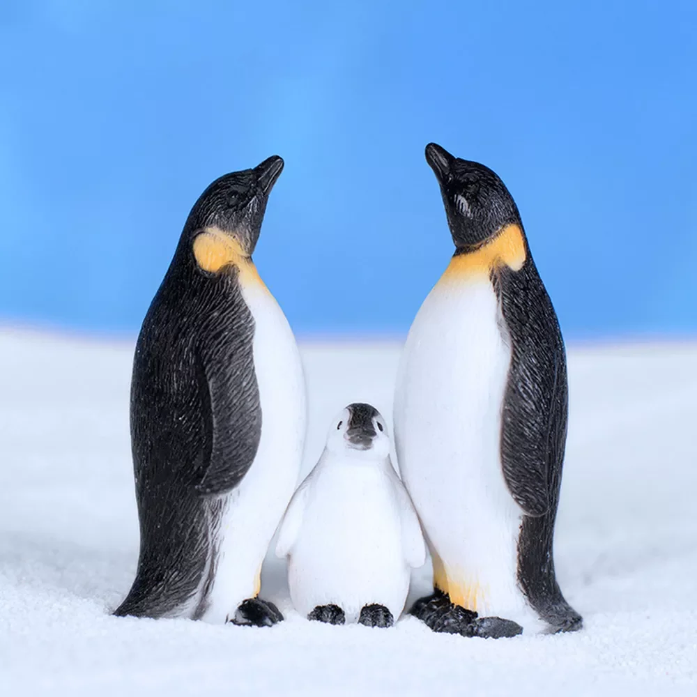 

Cute 1/3Pcs Mixed Penguin Figurine Miniatures Room Decoration Accessories Figurines Home Garden Decor