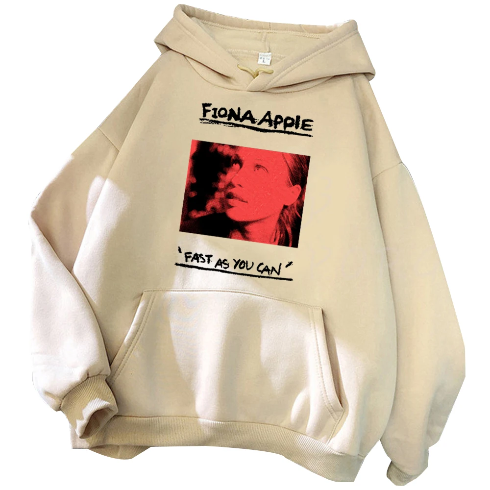 Толстовка Fiona Apple с капюшоном модные повседневные толстовки длинным рукавом в