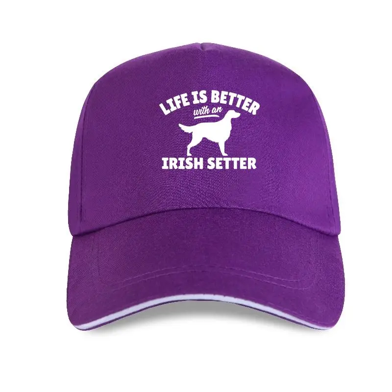 

new cap hat Knitted 100% cotton irish setter dog owner cool dog gift idea Family Fit Humor summer cool HipHop Tops Baseball Cap