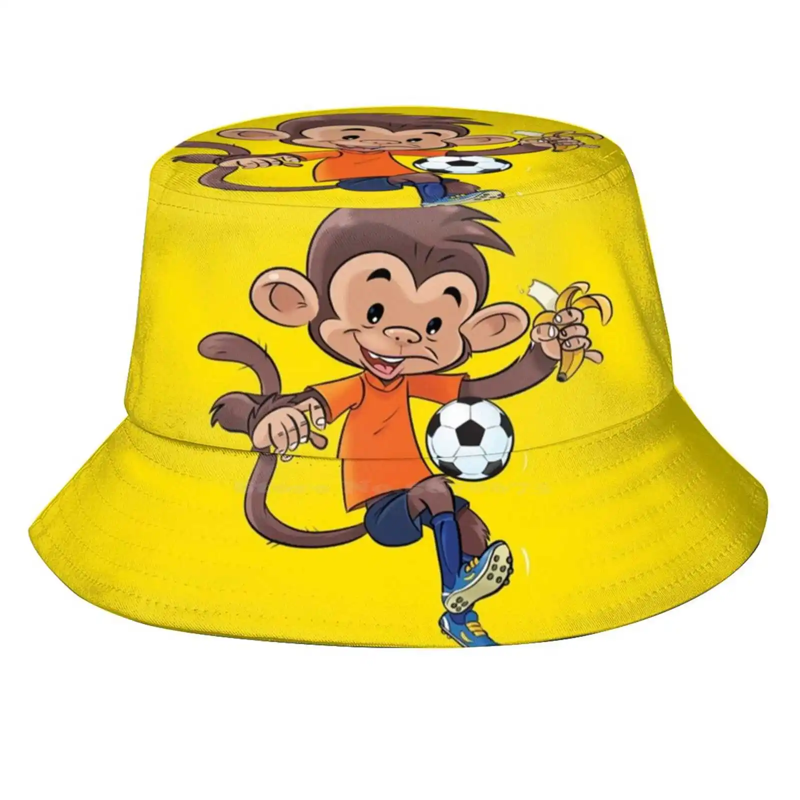 Дешевая футбольная обезьянка солнцезащитная Кепка рыбалка Панама головные
