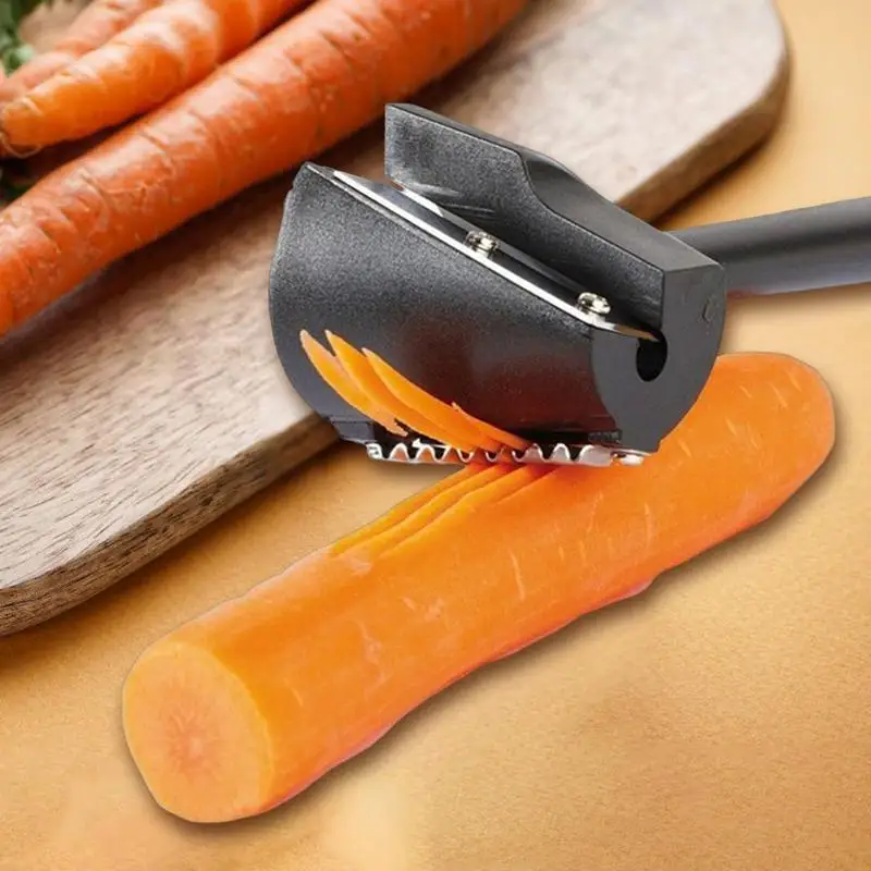 

Stainless Steel Salad Curler Set Carrot And Cucumber Carving Knife Spiral Curling Grater Slicing Knife Kitchen Accessories
