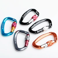 d type buckle main lock climbing carabiner fast hanging outdoor equipment wire buckle lock climbing safety buckle
