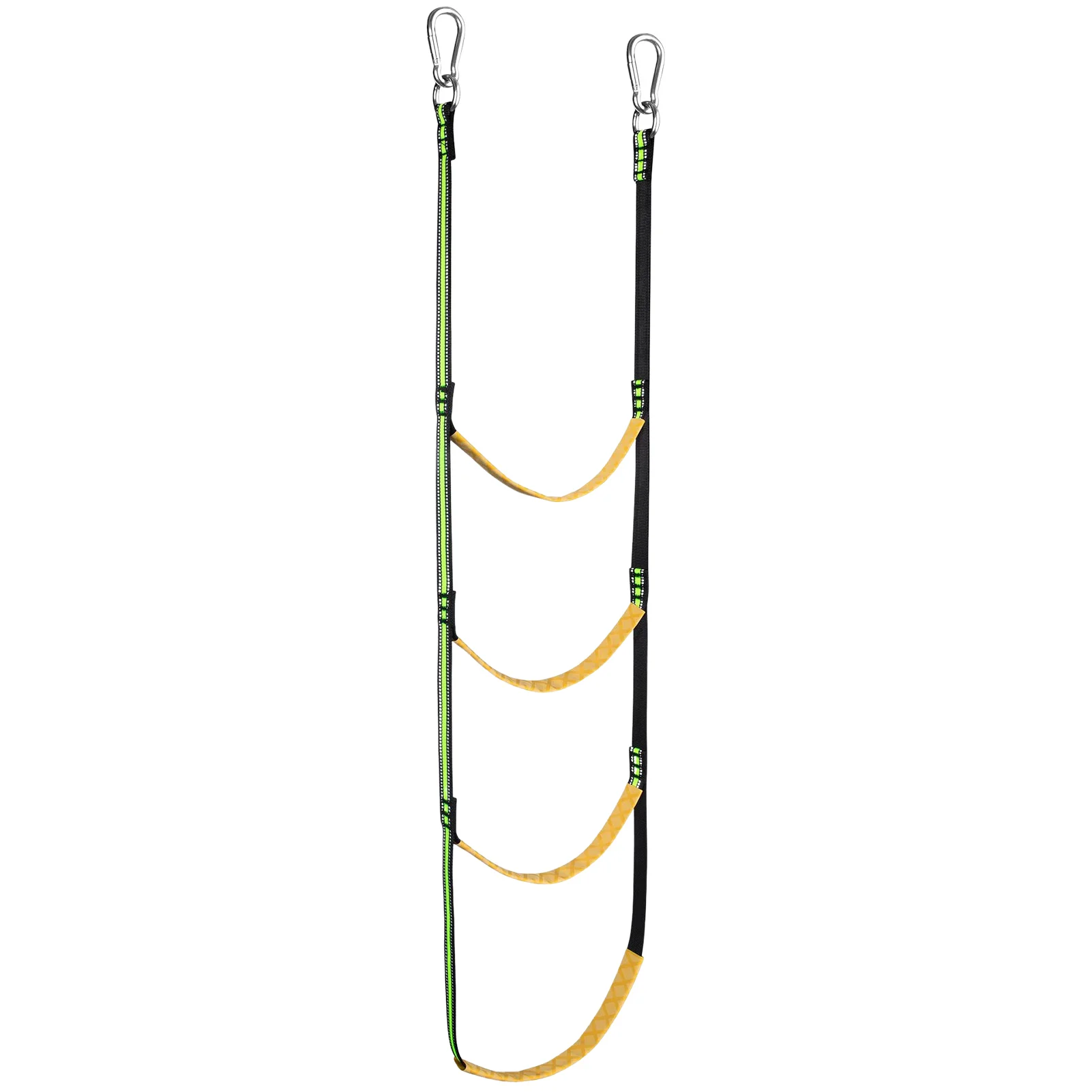 

4 Step Boat Rope Ladder 4 Step Marine Rope Ladder Folding Rope Ladder Portable Boarding Ladder For Iatable Boat Kayak