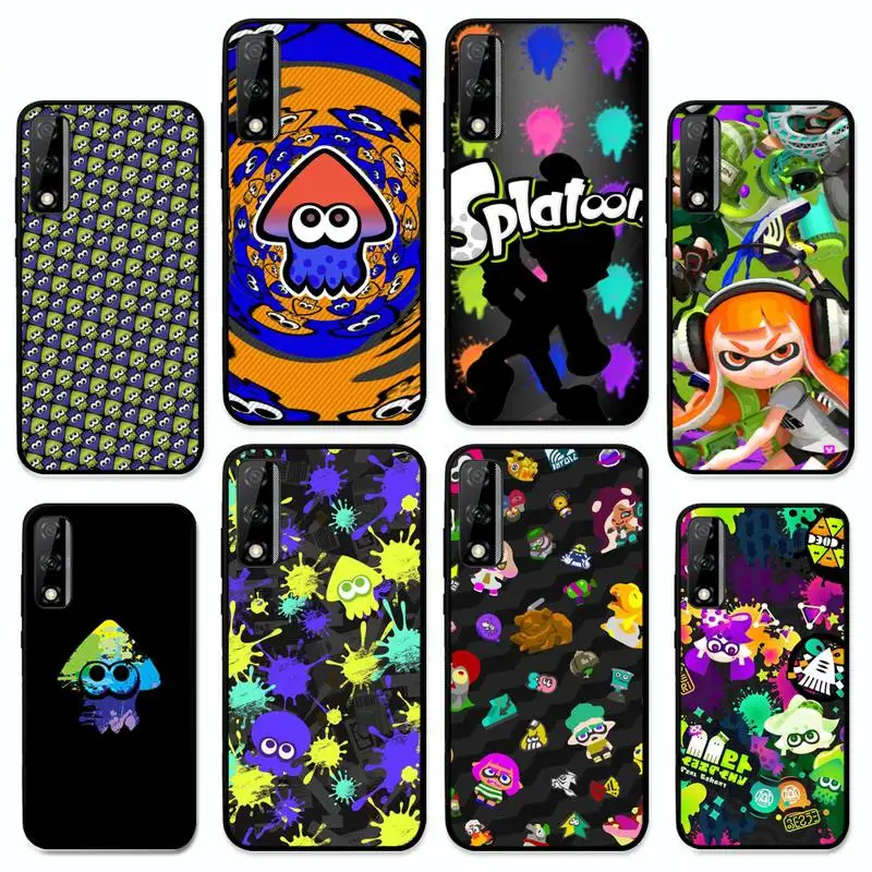 

splatoon Game Phone Case for Huawei Y 6 9 7 5 8s prime 2019 2018 enjoy 7 plus