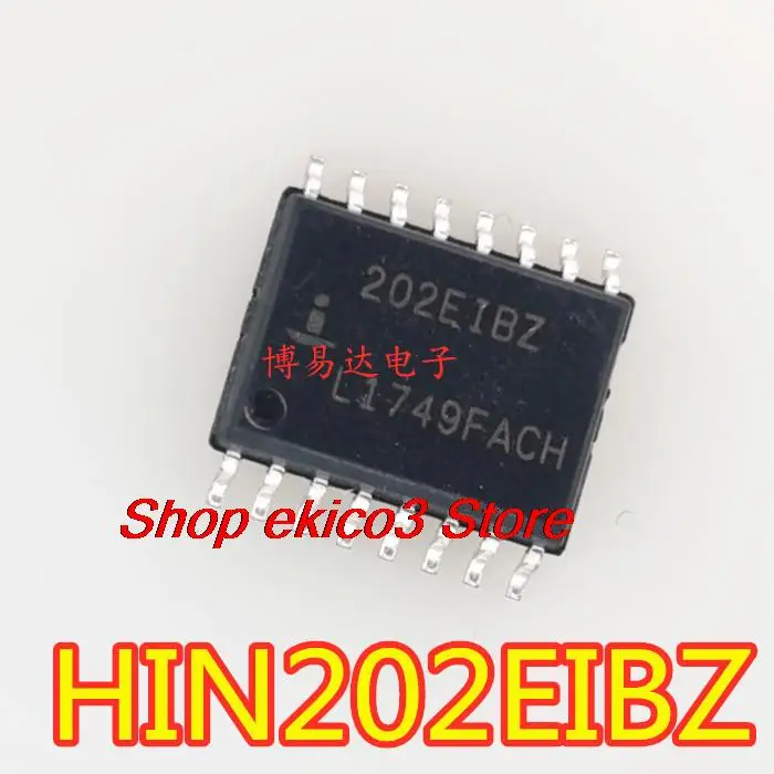 

5 шт. оригинальный stock HIN202EIBZ-T SOP16 202EIBZ IC 7,2 мм