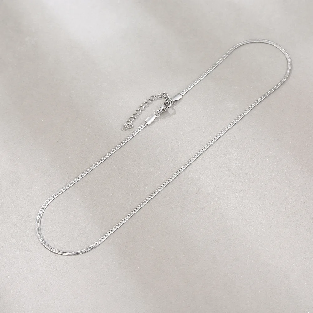Цепочка из нержавеющей стали для изготовления ювелирных изделий плоская