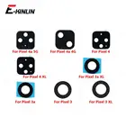 2 шт. заднее стекло объектива камеры для Google Pixel 5 4a 4 3a 3 XL 4XL 3aXL 3XL Защитная пленка с наклейкой