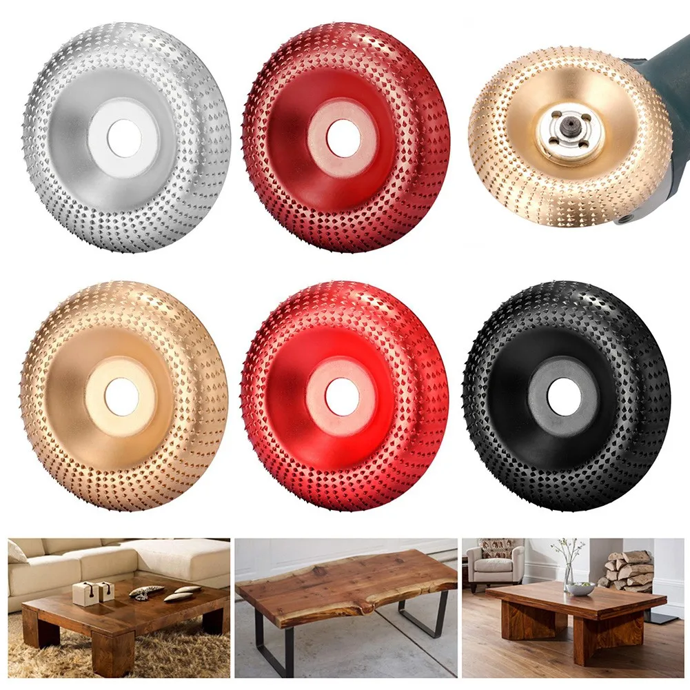 

1PCS Carbide Wood Sanding Carving Shaping Disc Angle Grinder Grinding Wheel 100*22mm Saws For Deburring Trimming Polishing