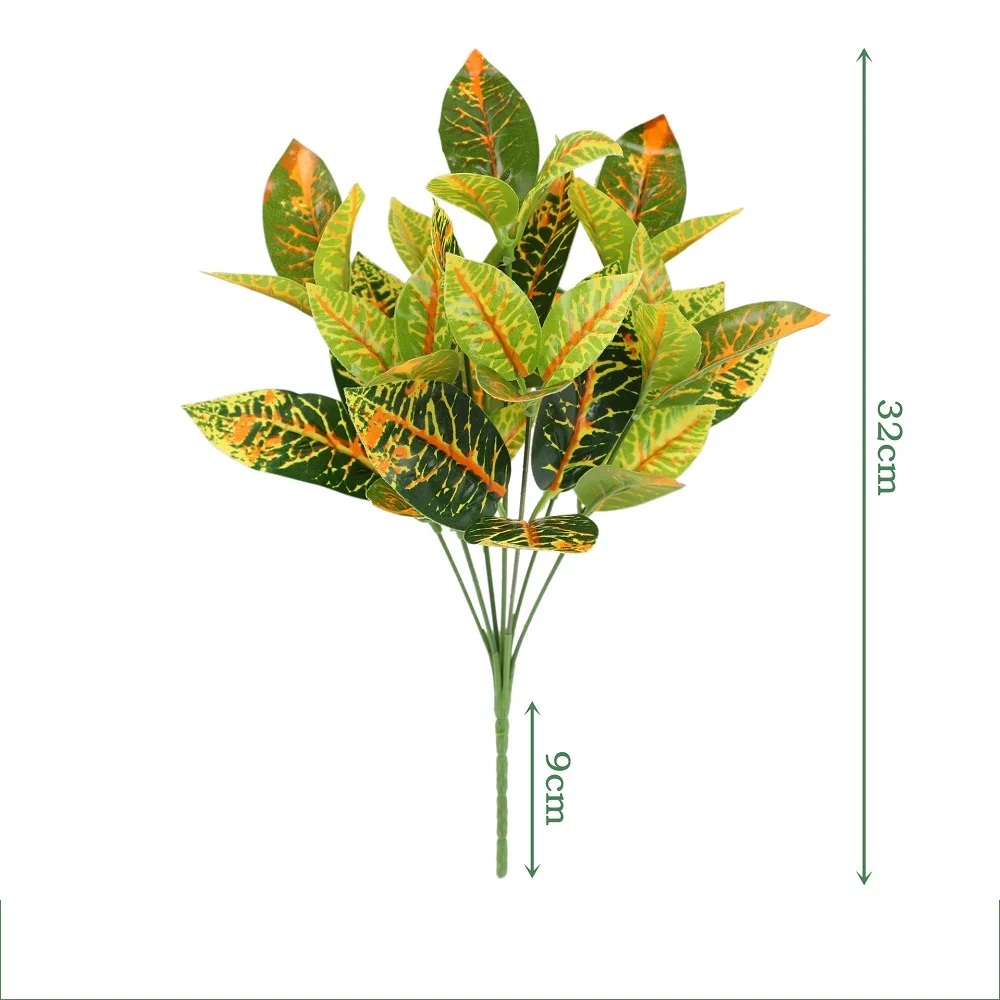 Искусственные листья арбуза и ананаса Green Aloes