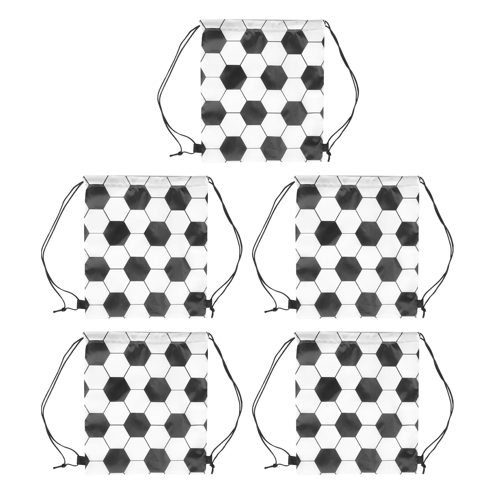 

5Pcs Sports Gym Drawstring Backpack Soccer Softball Baseball Drawstring Bag Waterproof Drawstring Bag for Travel Outdoor Sports