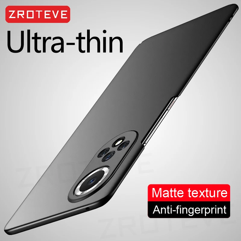 Nova 9 Case ZROTEVE Slim Frosted Hard PC Cover For Huawei Nova 9 SE 8 8i 7 5T 10 Y60 Y70 Y90 Y61 Nova9 Nova8 Nova10 Phone Cases