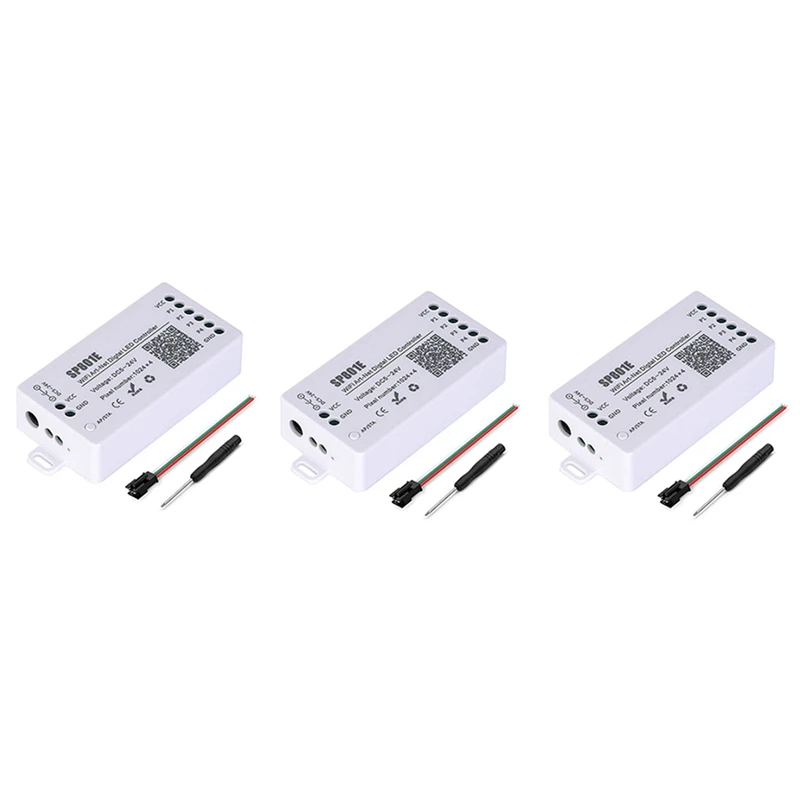 

2X SP108E Wi-Fi Волшебная Светодиодная лента управления, СВЕТОДИОДНЫЙ матричный модуль панели WS2812 WS2813 светильник Беспроводное управление освеще...