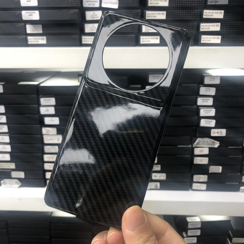 Xiaomi 12S Ultra Carbon Fiber Phone Case for Xiaomi 12s Ultra Aramid Fiber Cover Glossy Silver Black Phone Accessories