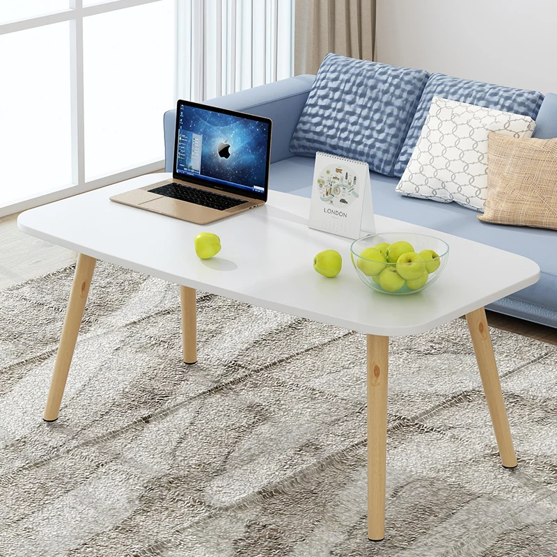 

Nordic Coffee Table Simple Living Room Small Apartment Ins Style Solid Wood Economical Simple Small Table Tea Machine Table