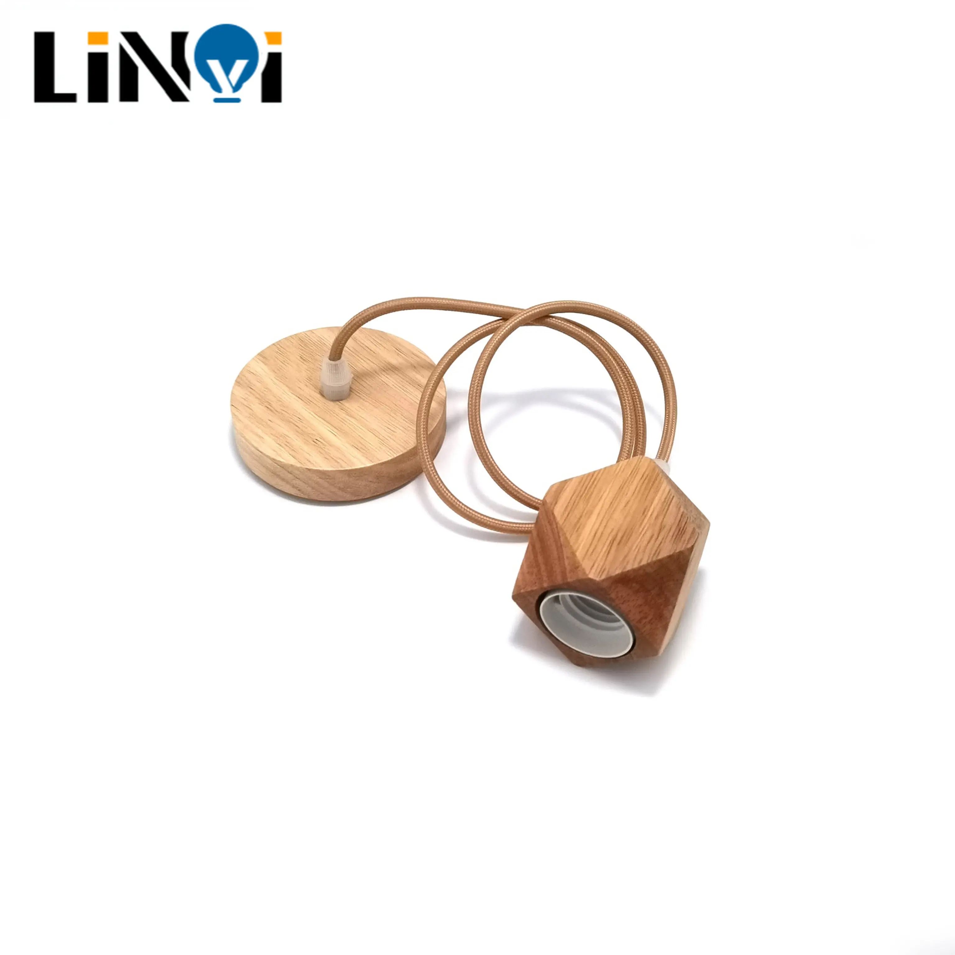 

E27 Wooden Pendant Lights Wood Pendant Lamp for Bedroom Home/living Room Decor Natural Color Vintage Hanging Lights Fixture