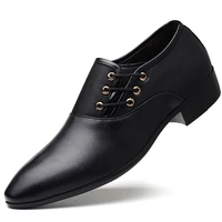 2022 formal shoes men pointed toe men dress shoes leather men oxford formal shoes for men fashion dress footwear 38 48
