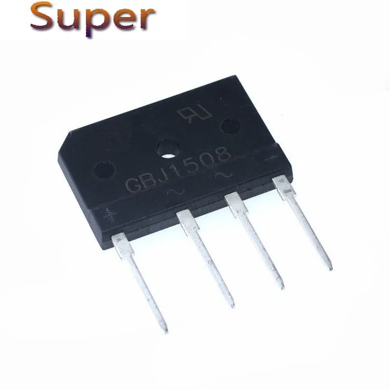 

10PCS/LOT NEW GBJ1508 1508 15A/800V DIP4 in stock