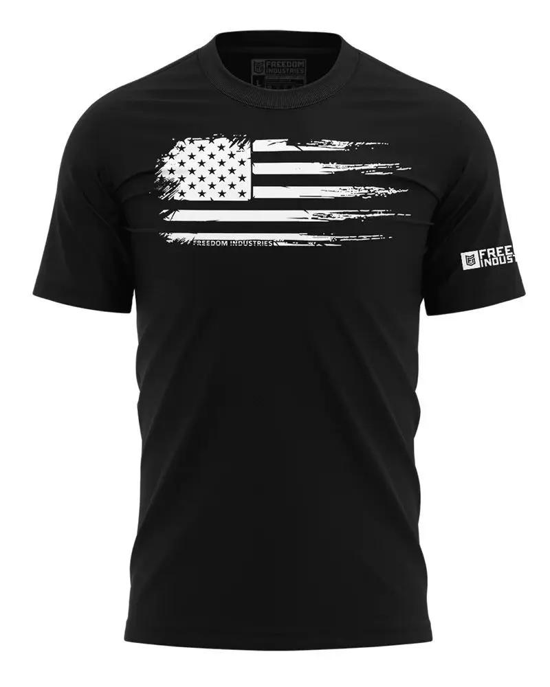 

23 summer Europe and the United States cross-border men's Independence Day series 3d printed men's casual trend round neck short