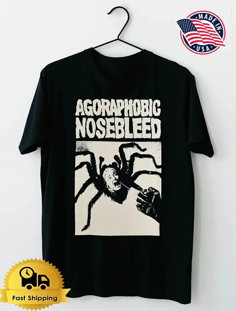 Футболка Agoraphobic Nosebleed American Grindcore Band Spider S-5XL HK9387 (art.: 3920d49bd3ceb) - 3920d49bd3ceb