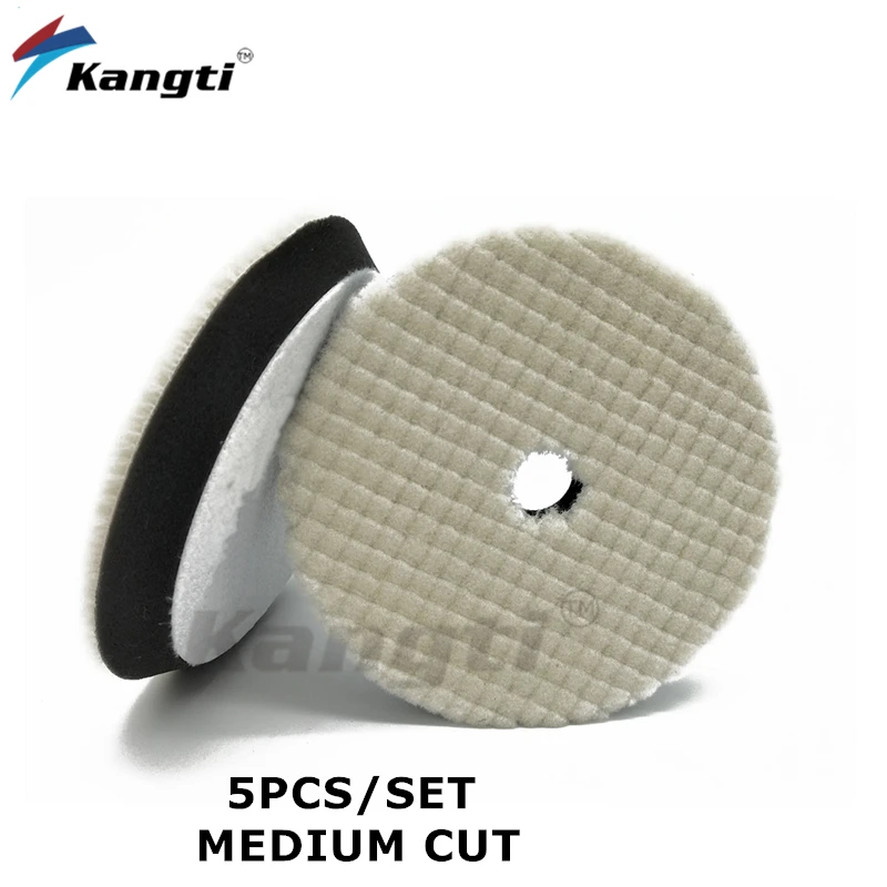 

Японская полировальная Шерстяная накладка, буфер, шерстяная полировальная Накладка для автомобильного снятия царапин с застежкой-липучкой, 5/6 дюймов