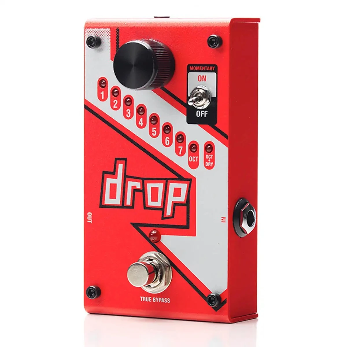 Фото 100% Оригинальная педаль эффектов Digitech Drop Tune для электрогитары и бас-гитары, лимитированная серия, одинарный эффект, Compound Drop Tune №1
