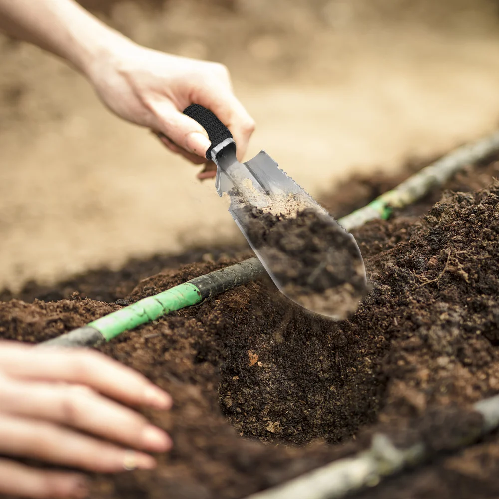 

Multi-use Gardening Potted Shovel Outdoor Camping Backpacking Trowel Ruler Screwdriver for Hiking Gardening Survival Tool THG