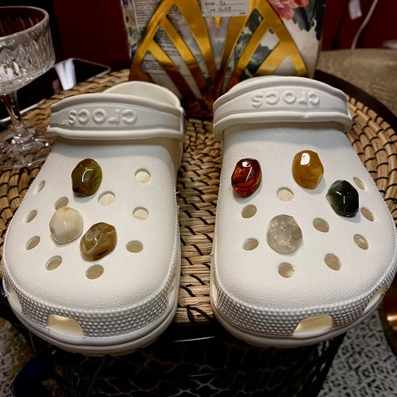 

Модные подвески «сделай сам», дизайнерские Роскошные Асимметричные сабо, украшения для обуви, готовый продукт, подвески для обуви, высокое ...