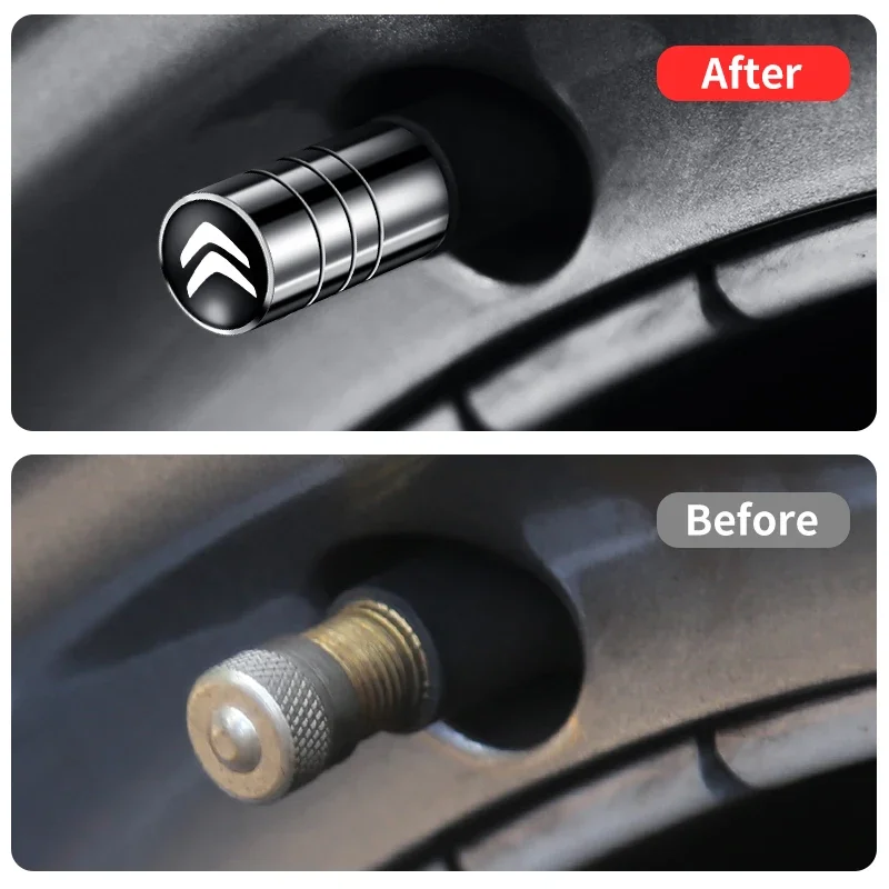 4-х шт. колпачки для штока воздушного клапана автомобиля Citroen Picasso C2 C3-XR C4L C5 C6 Xsara