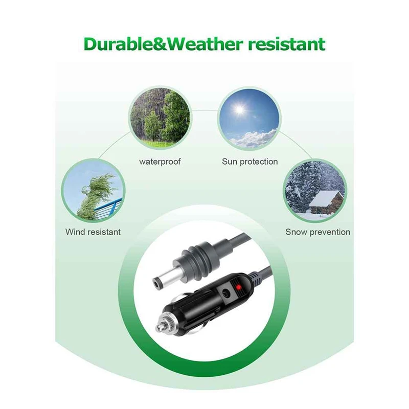 Для Starlink Mini DC кабель питания 10 футов - водонепроницаемый автомобильный блок 12 В-24