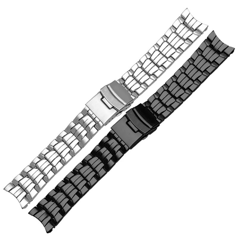 Фото Для Casio стальной ремешок для часов 5147 EF-550 Red Bull Limited Edition Series твердый браслет из нержавеющей стали 22 мм стальной черный №4