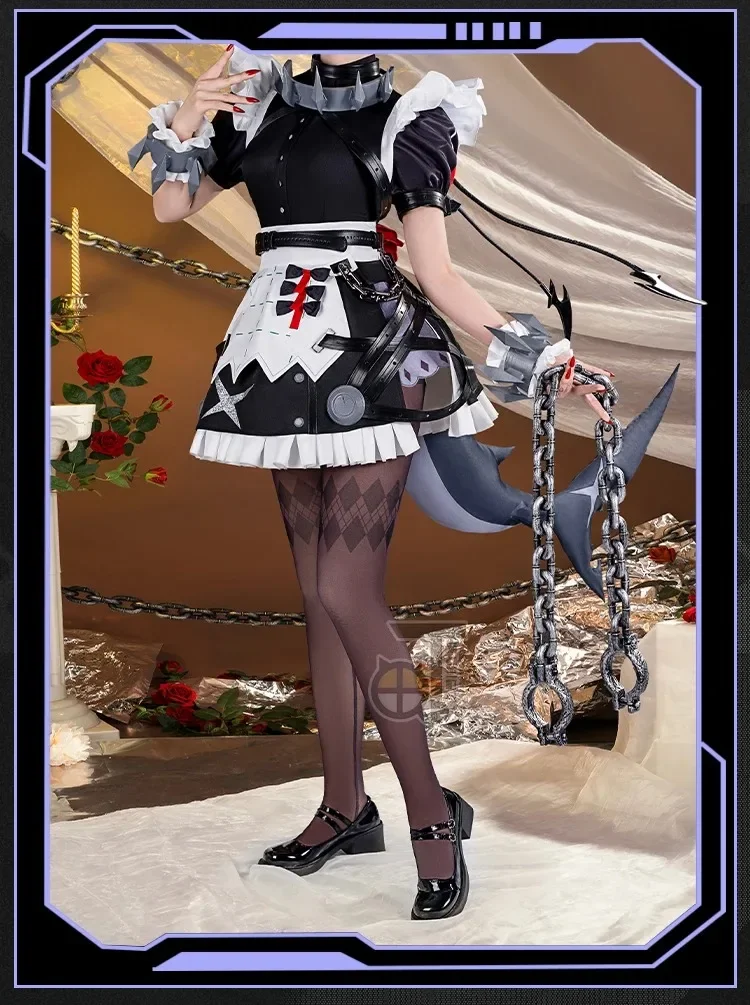 COFUN Game Zenless Zone Zero Ellen Joe Maid Set Косплей Костюм Хэллоуин Наряды Женская одежда в стиле