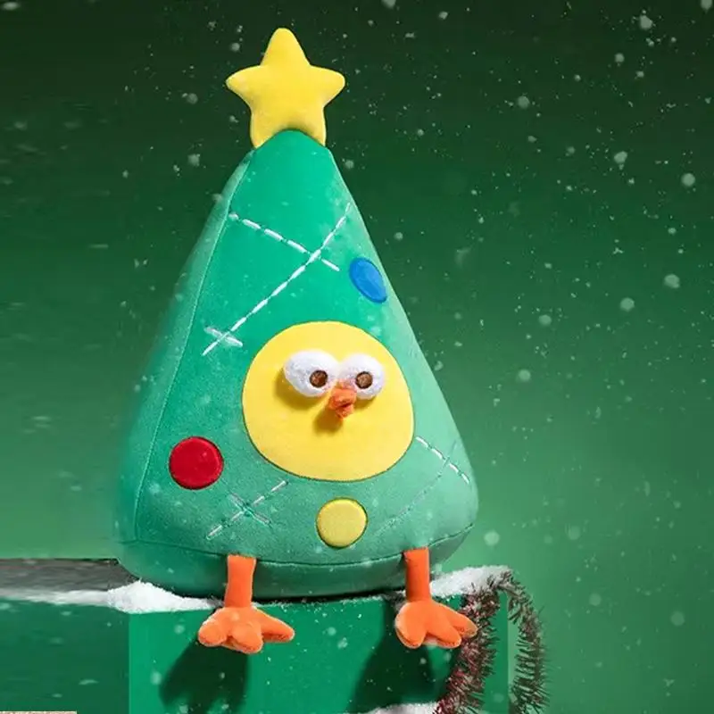 Мягкая плюшевая игрушка с курицей рождественская подушка мягкие рождественские